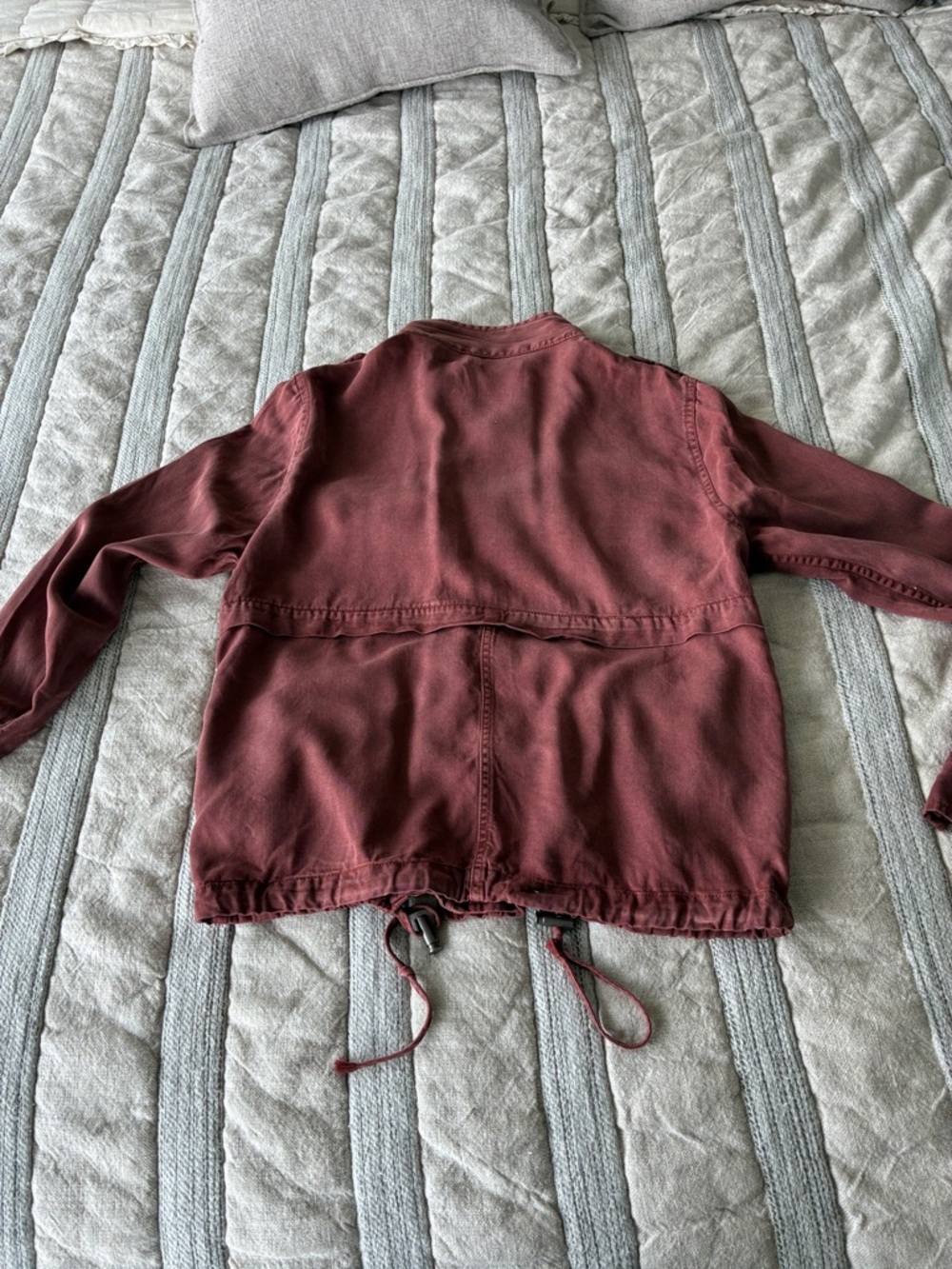 Dex rust coloured Button-Front Utility Jacket - Picture 7 of 9